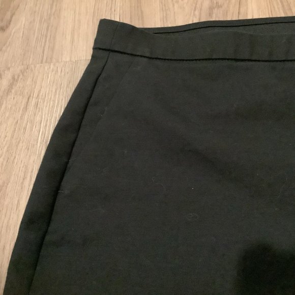 Vince Camuto Black Ponte Split Hem Cropped Pant Size Large - Picture 4 of 14